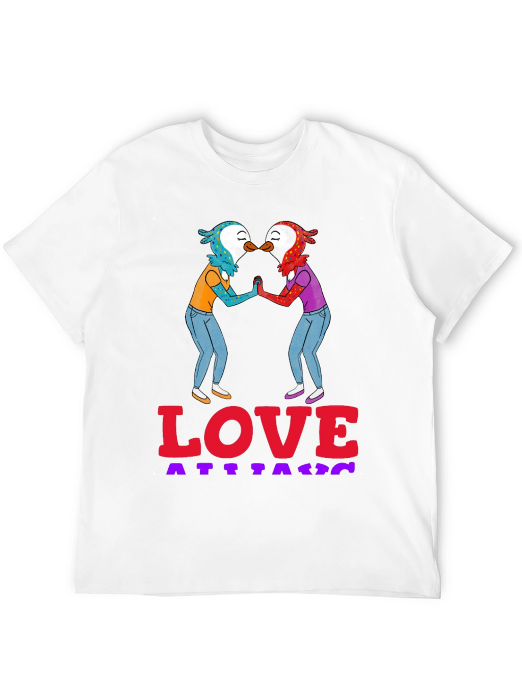 Love Attack Graphic Tee - Unisex Black T-Shirt