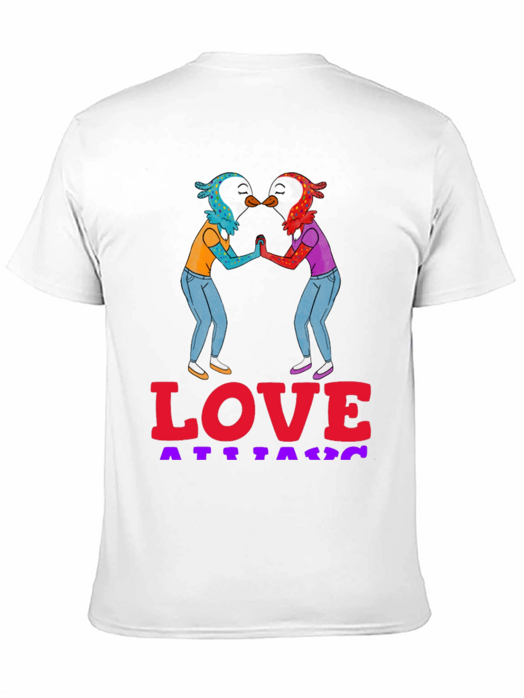 Love Attack Graphic Tee - Unisex Black T-Shirt
