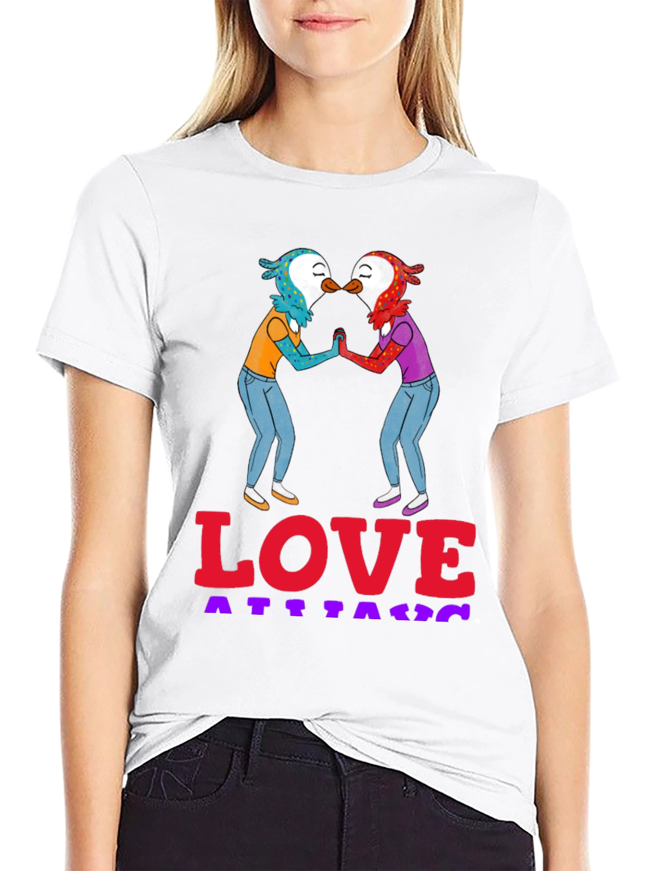 Love Attack Graphic Tee - Unisex Black T-Shirt