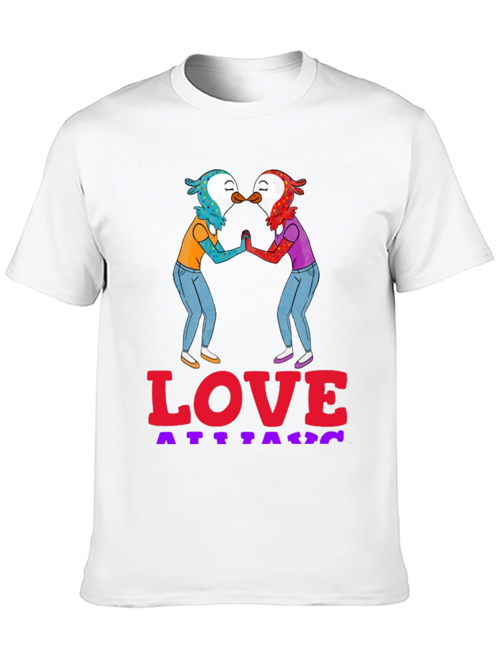 Love Attack Graphic Tee - Unisex Black T-Shirt