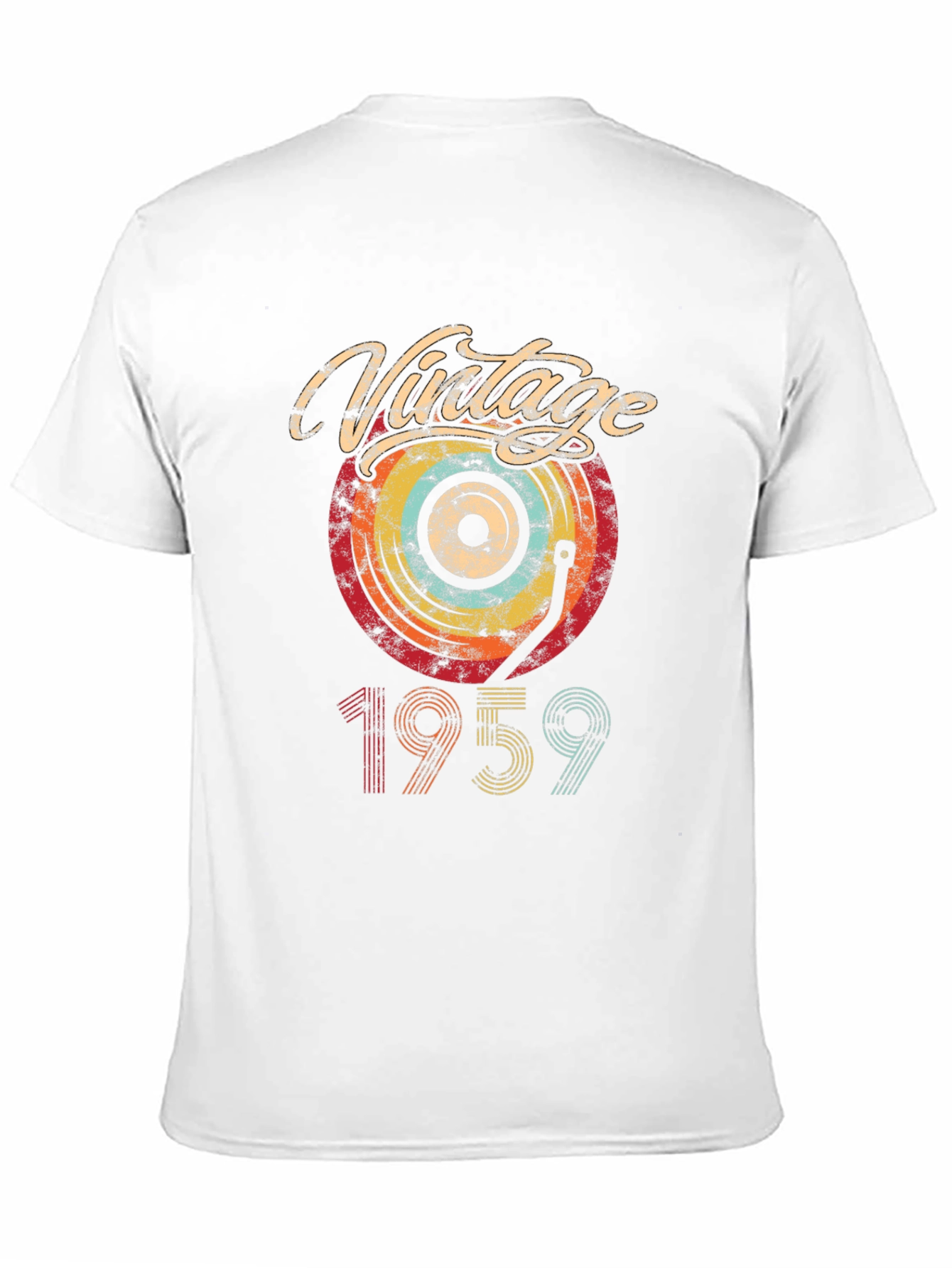 Vintage 1959 Record Player Graphic Tee