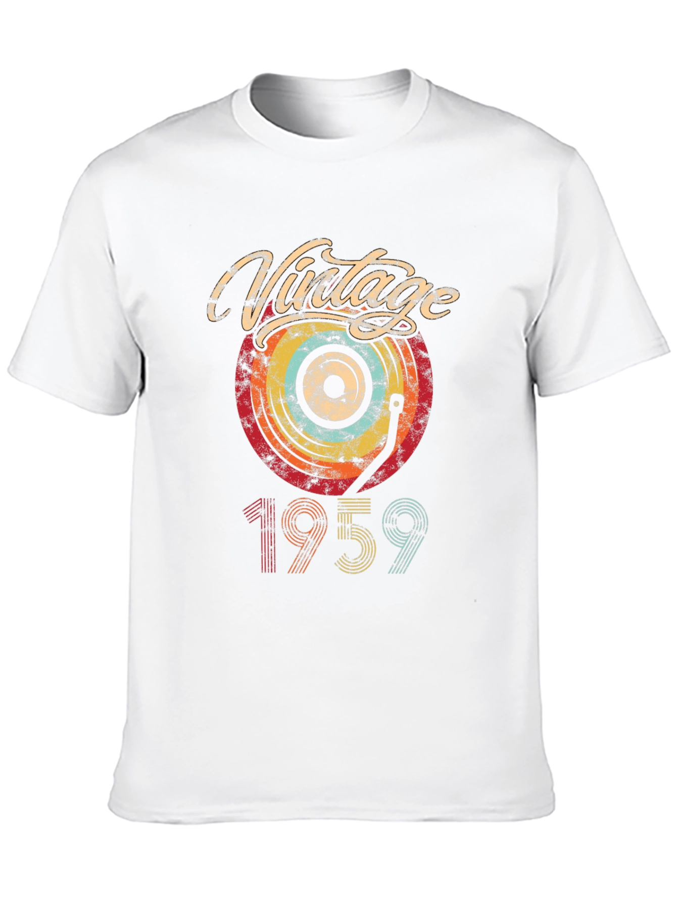 Vintage 1959 Record Player Graphic Tee