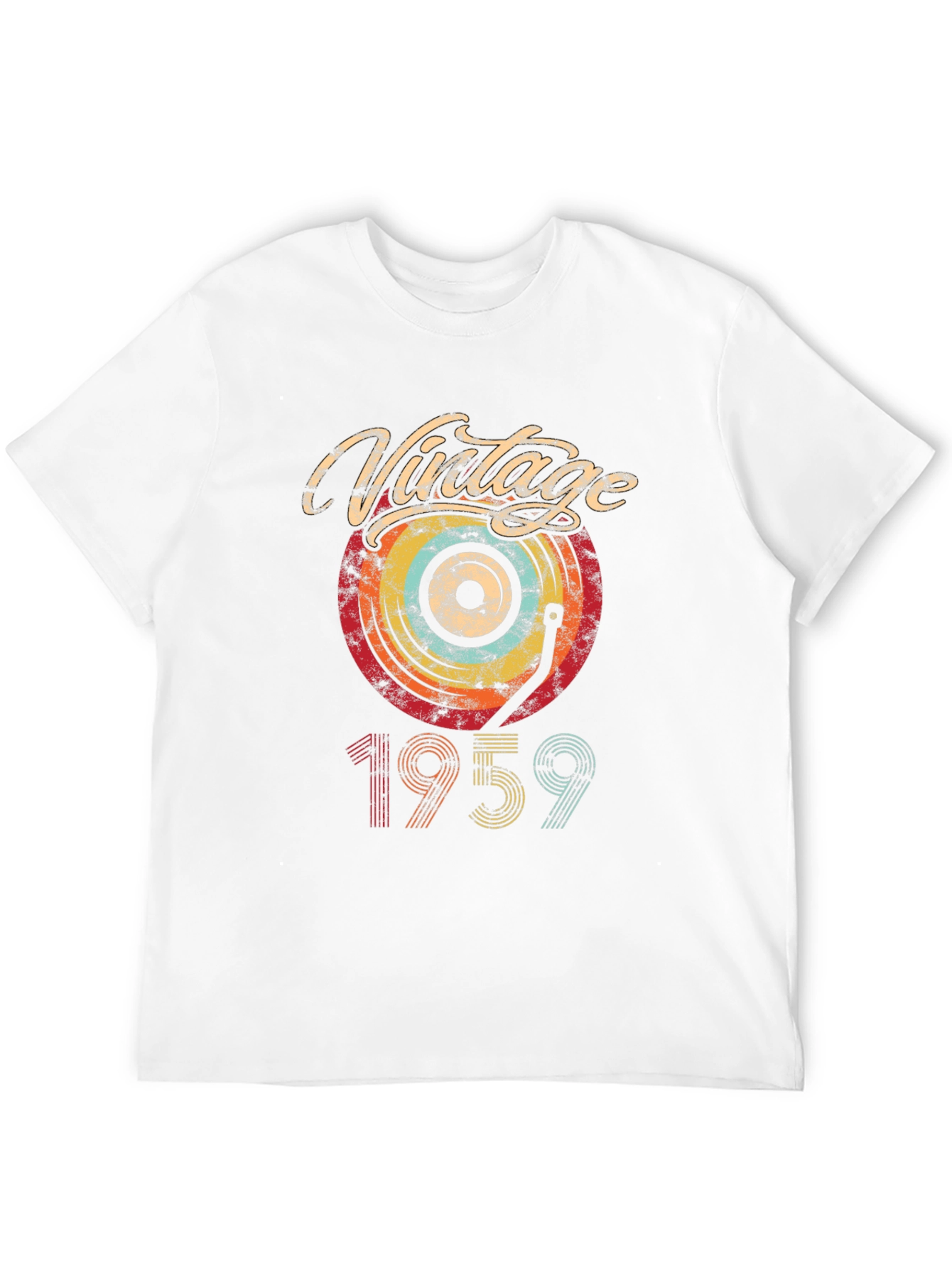 Vintage 1959 Record Player Graphic Tee