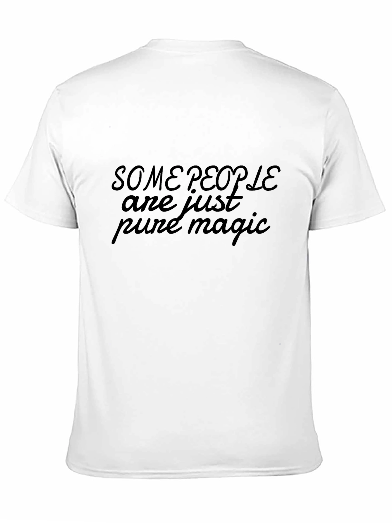 Pure Magic Mens Black Graphic Tee
