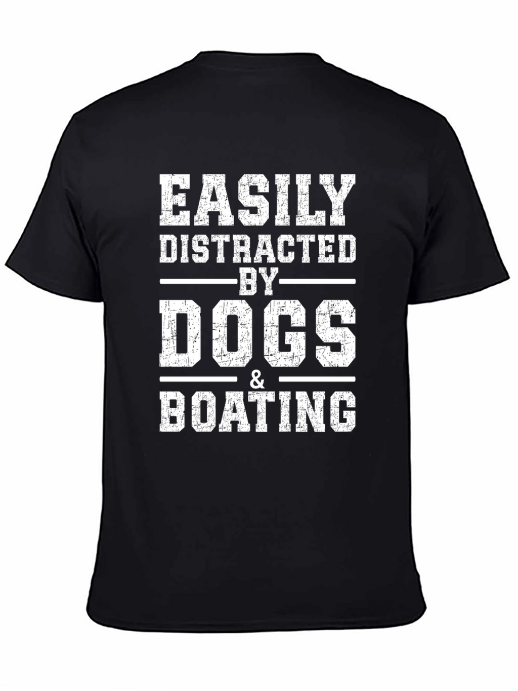 Easily Distracted By Dogs & Boating Graphic Tee
