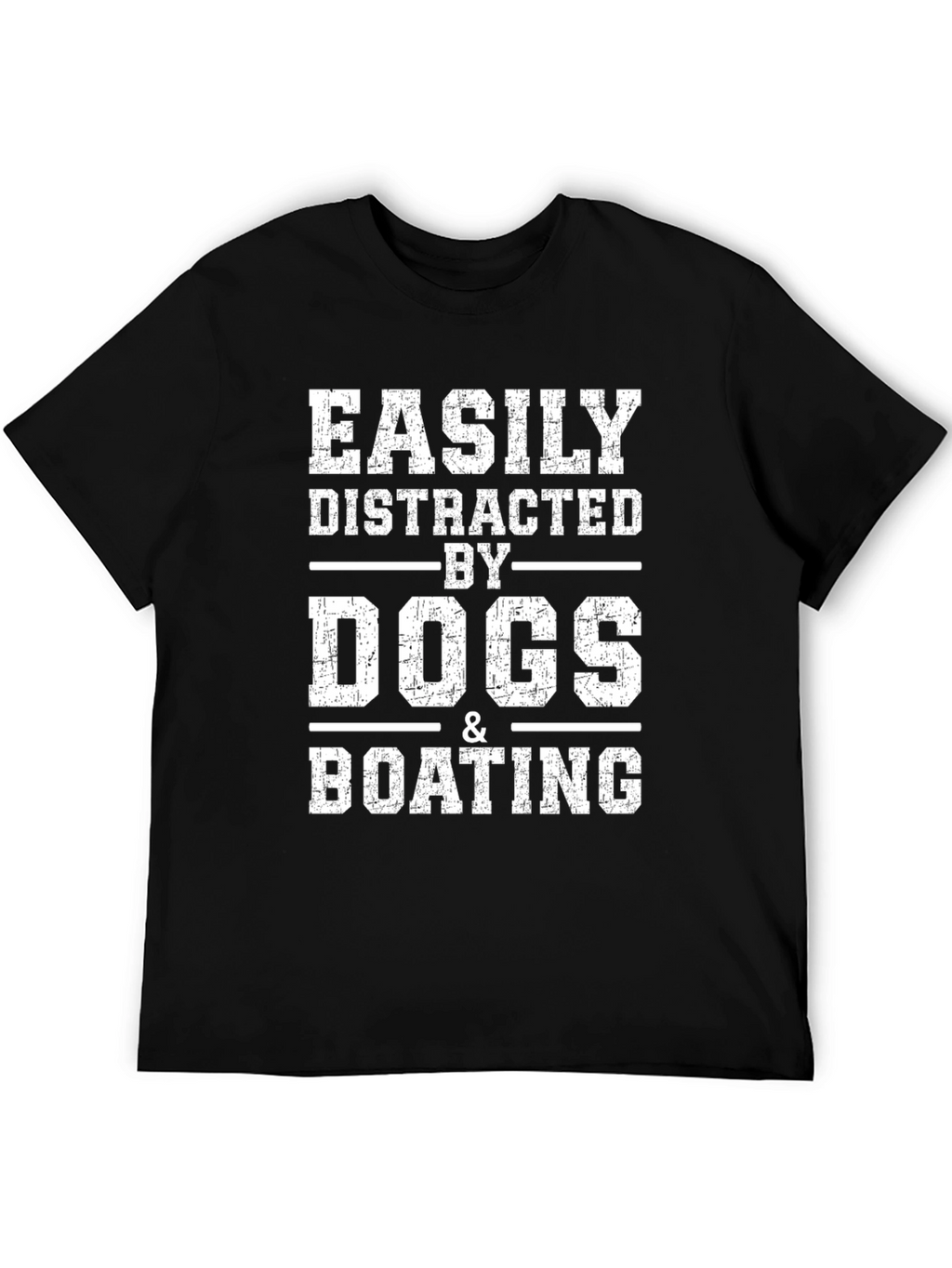 Easily Distracted By Dogs & Boating Graphic Tee