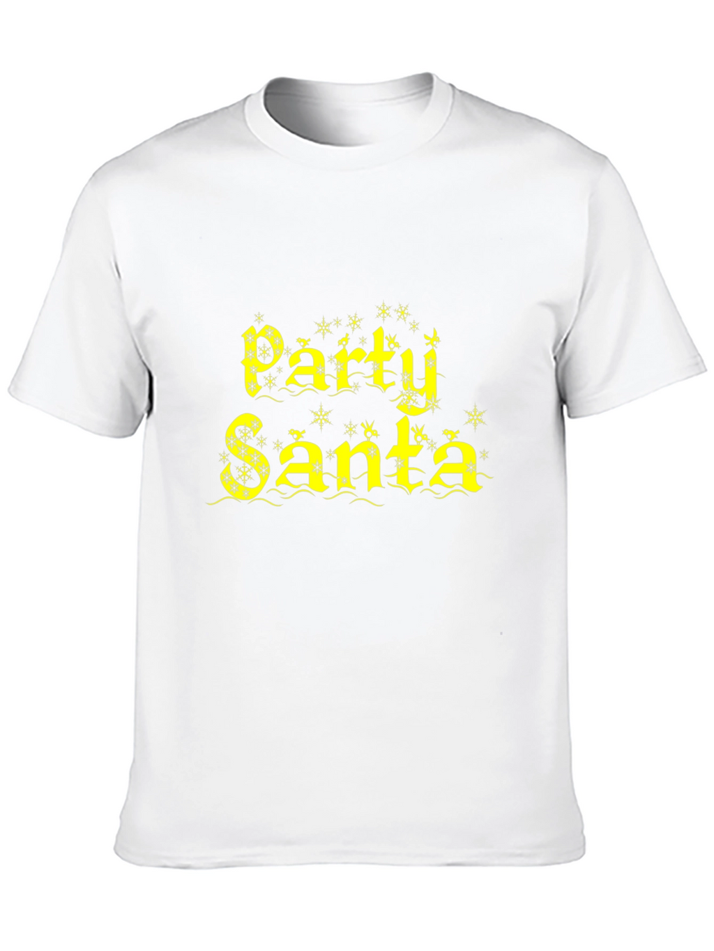 Party Santa Graphic Tee - Festive Holiday Apparel