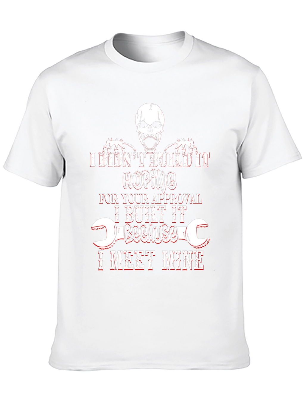 Humorous I Meet Mine Graphic Tee