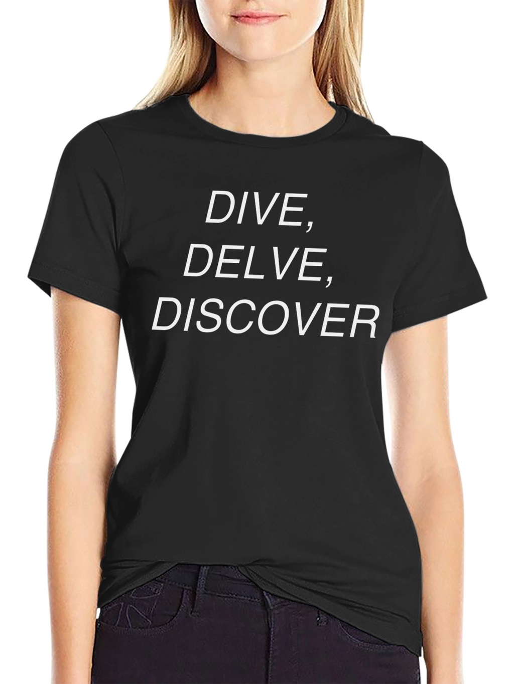 Dive Delve Discover Graphic T-Shirt