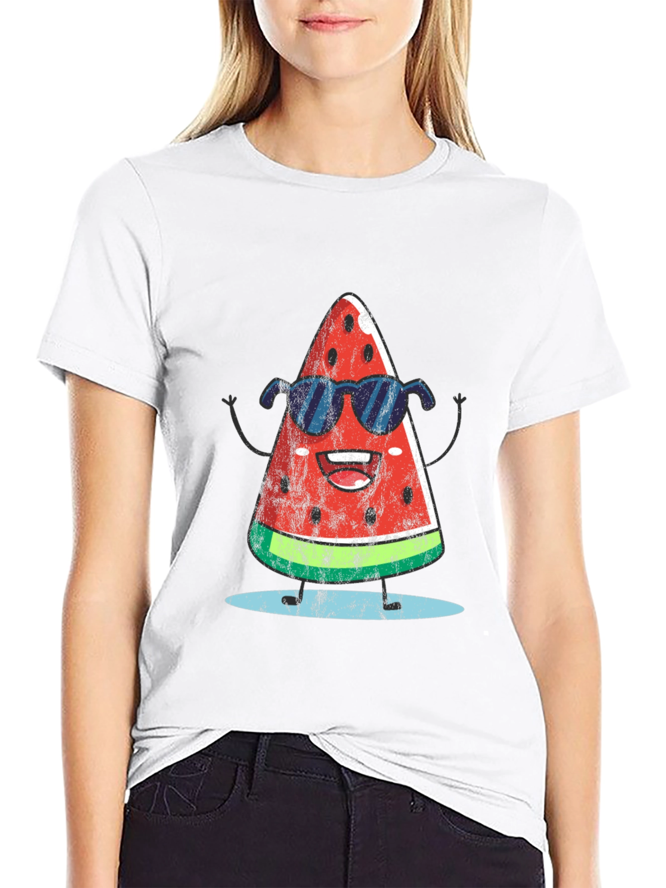 Cool Watermelon Graphic T-Shirt - Summer Fun