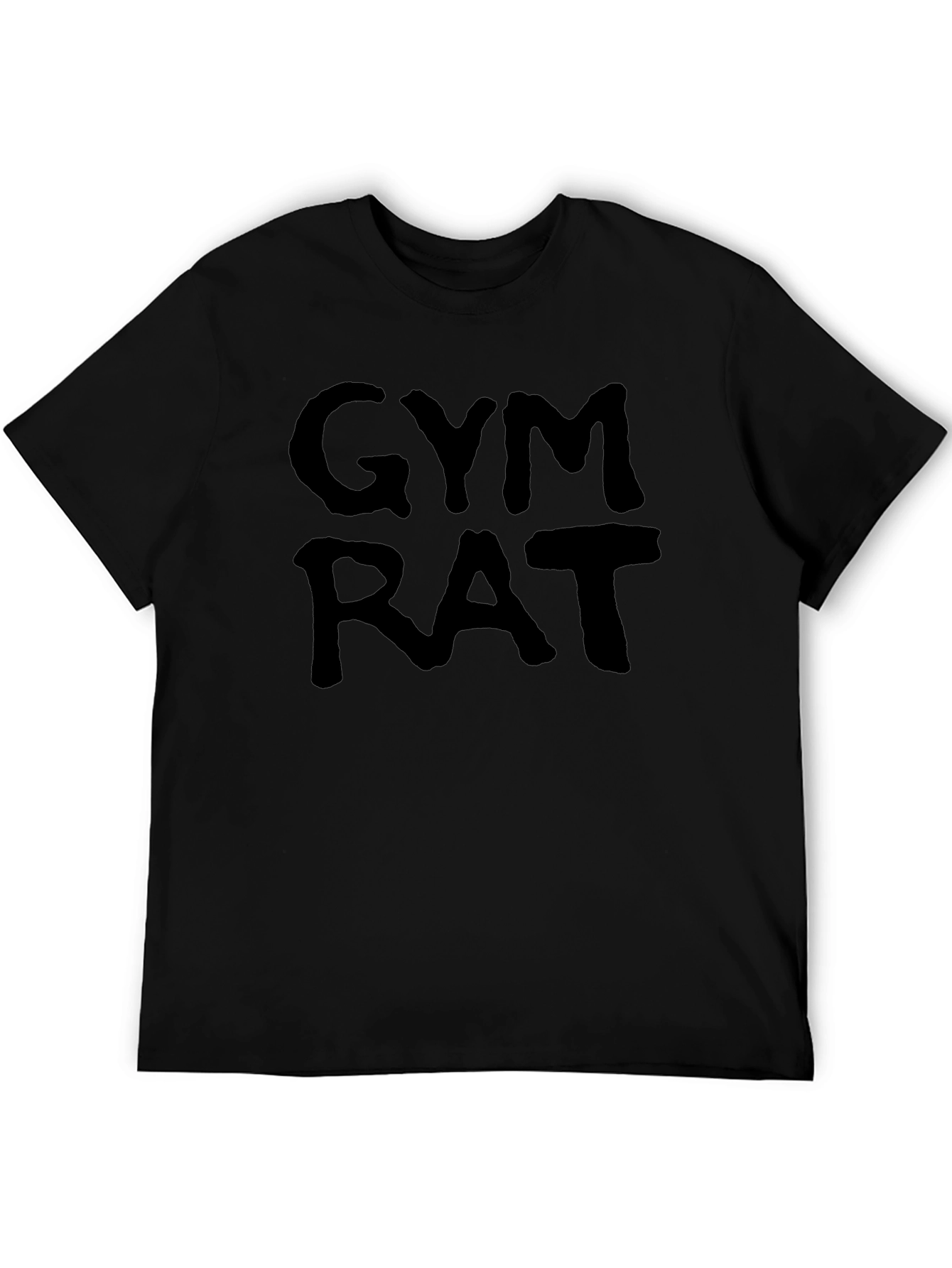Gym Rat Black T-Shirt - Workout Apparel