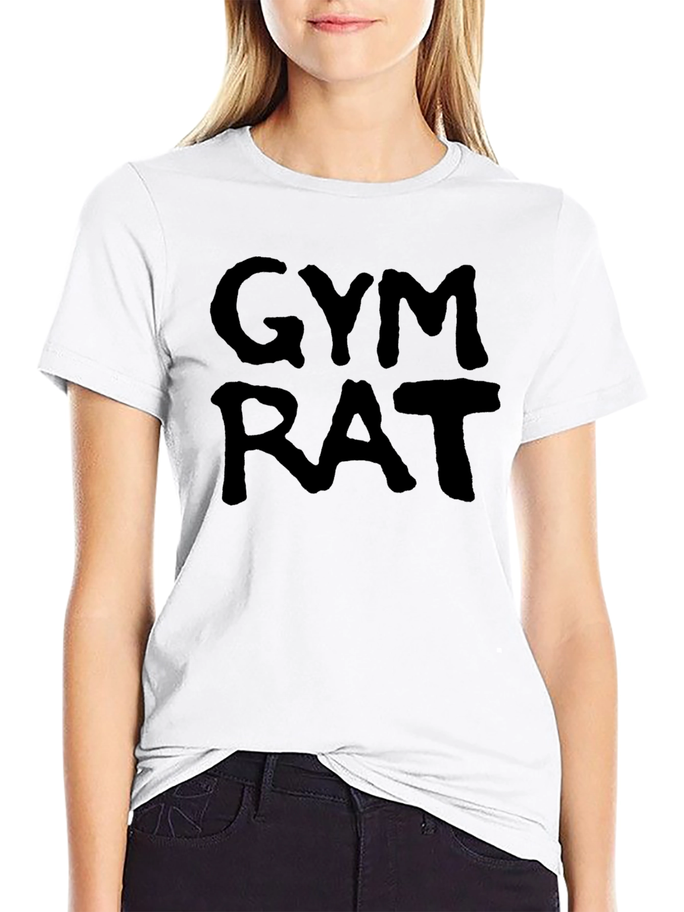 Gym Rat Black T-Shirt - Workout Apparel