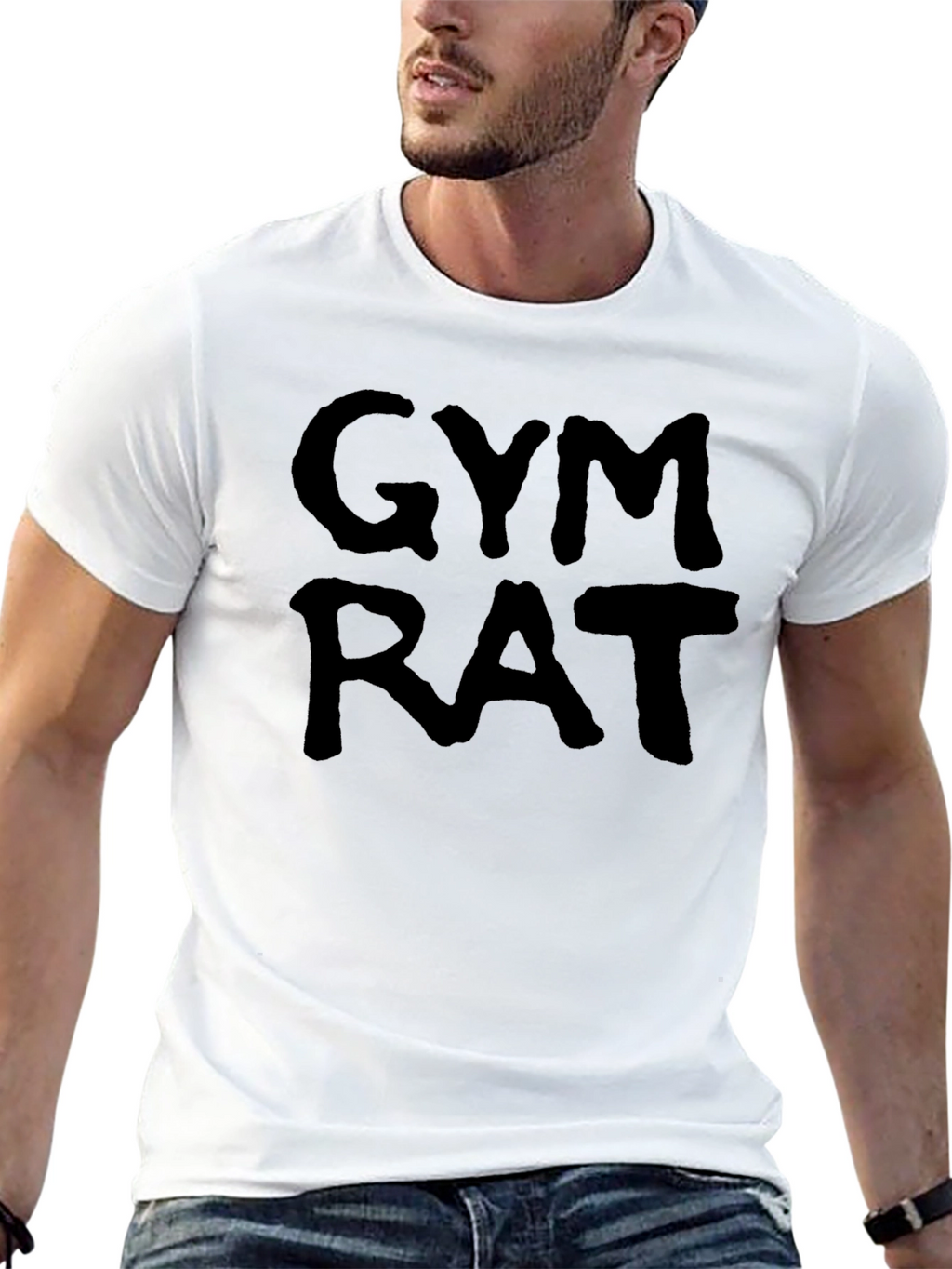 Gym Rat Black T-Shirt - Workout Apparel