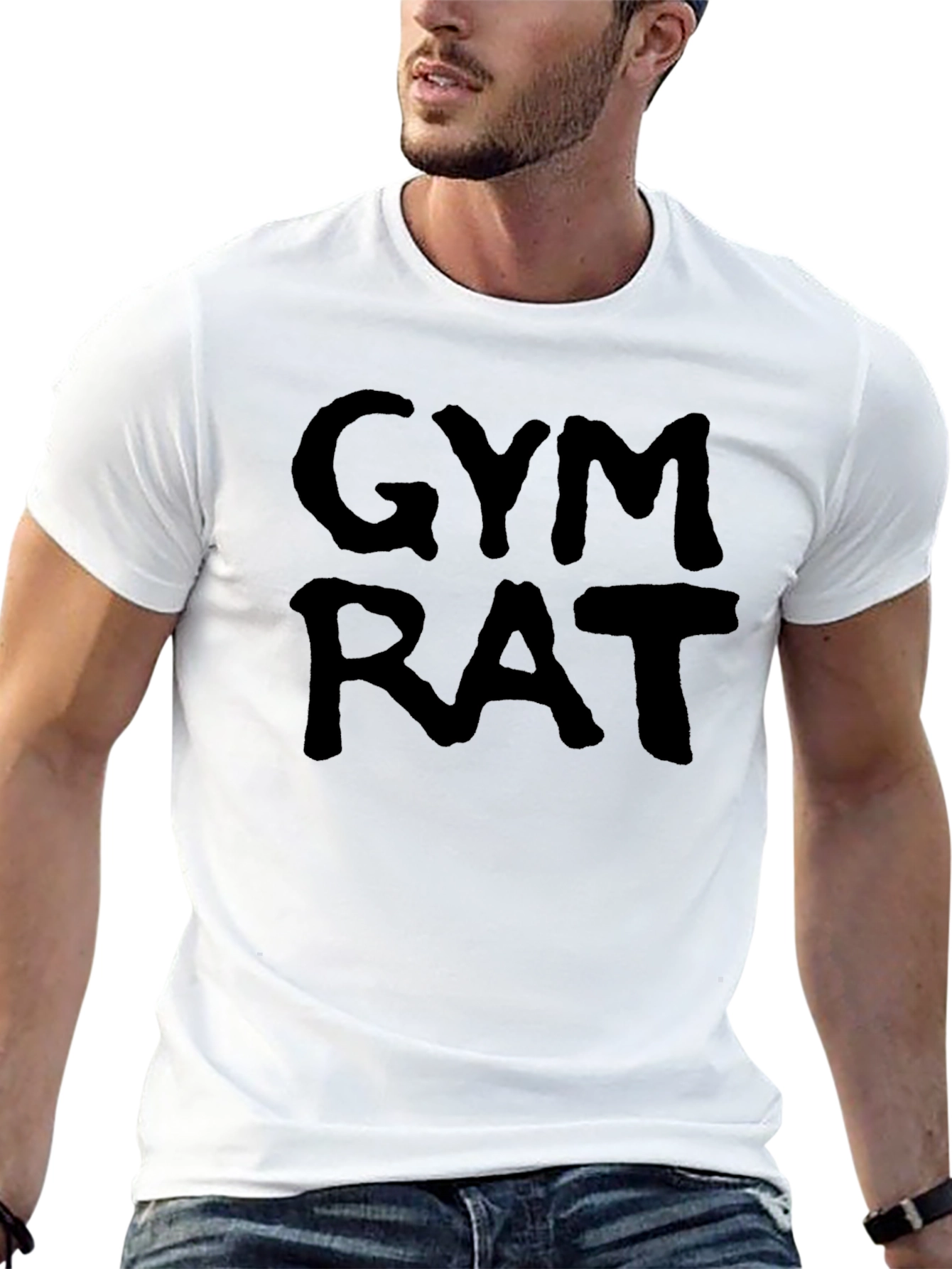 Gym Rat Black T-Shirt - Workout Apparel