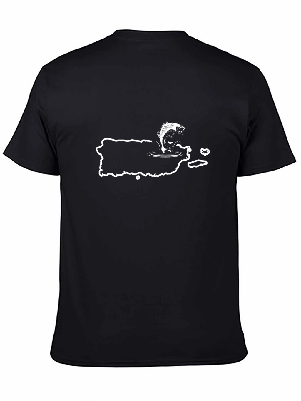 Puerto Rico Fishing T-Shirt - Black