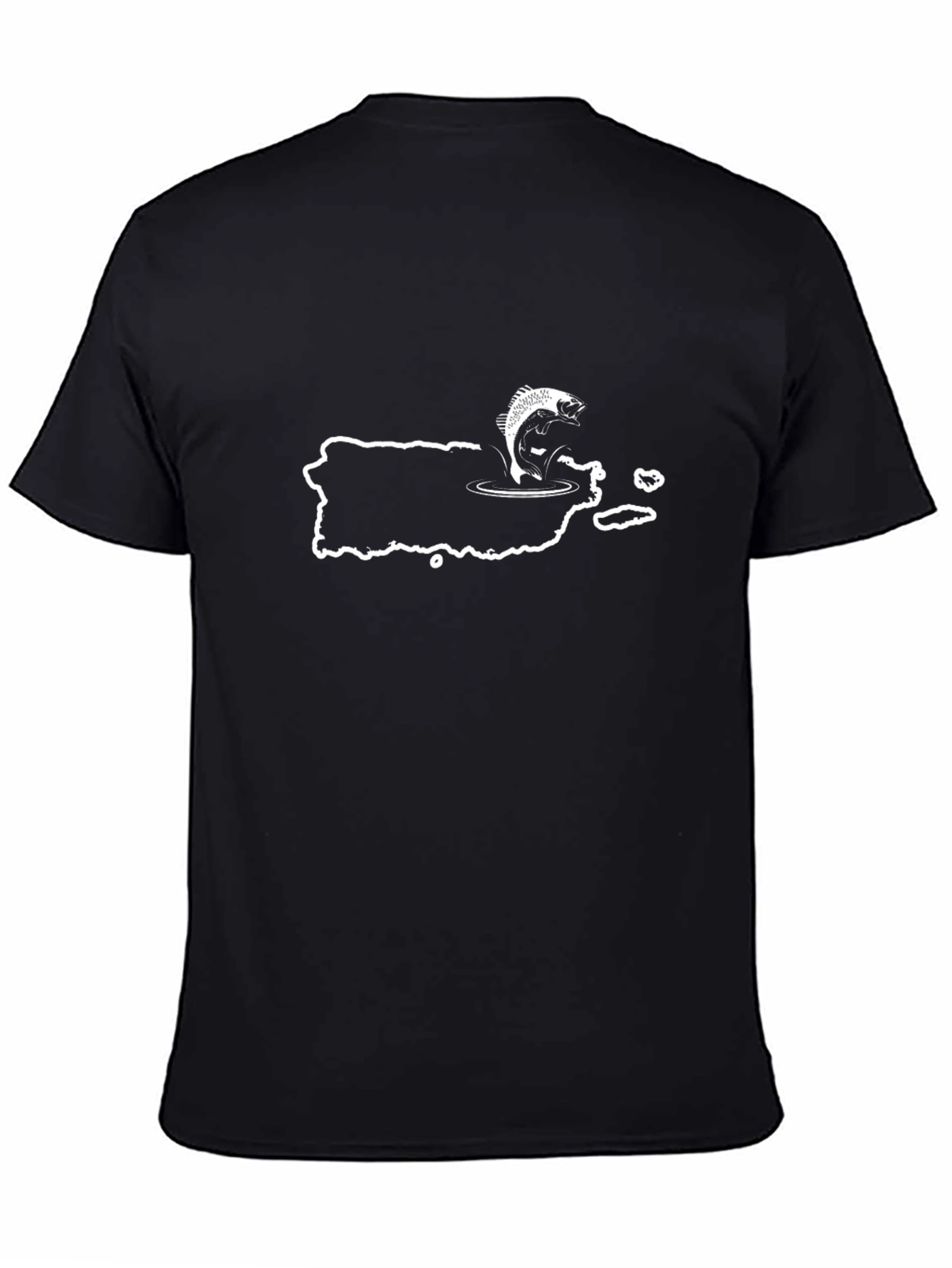 Puerto Rico Fishing T-Shirt - Black
