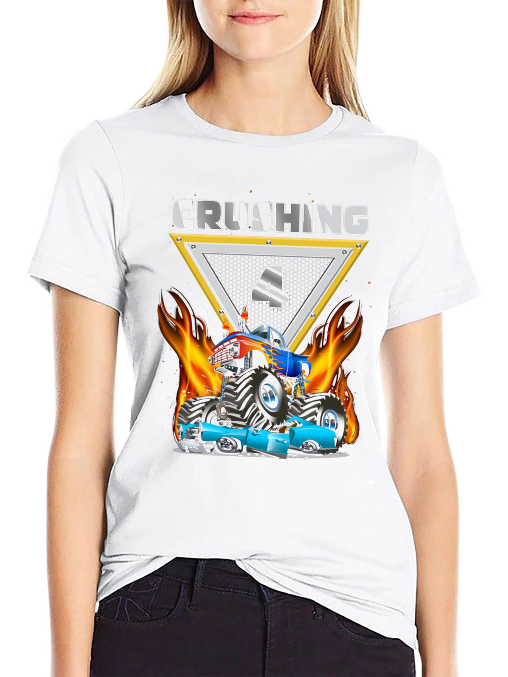 Crushing Birthday T-Shirt for 4 Year Old Boys