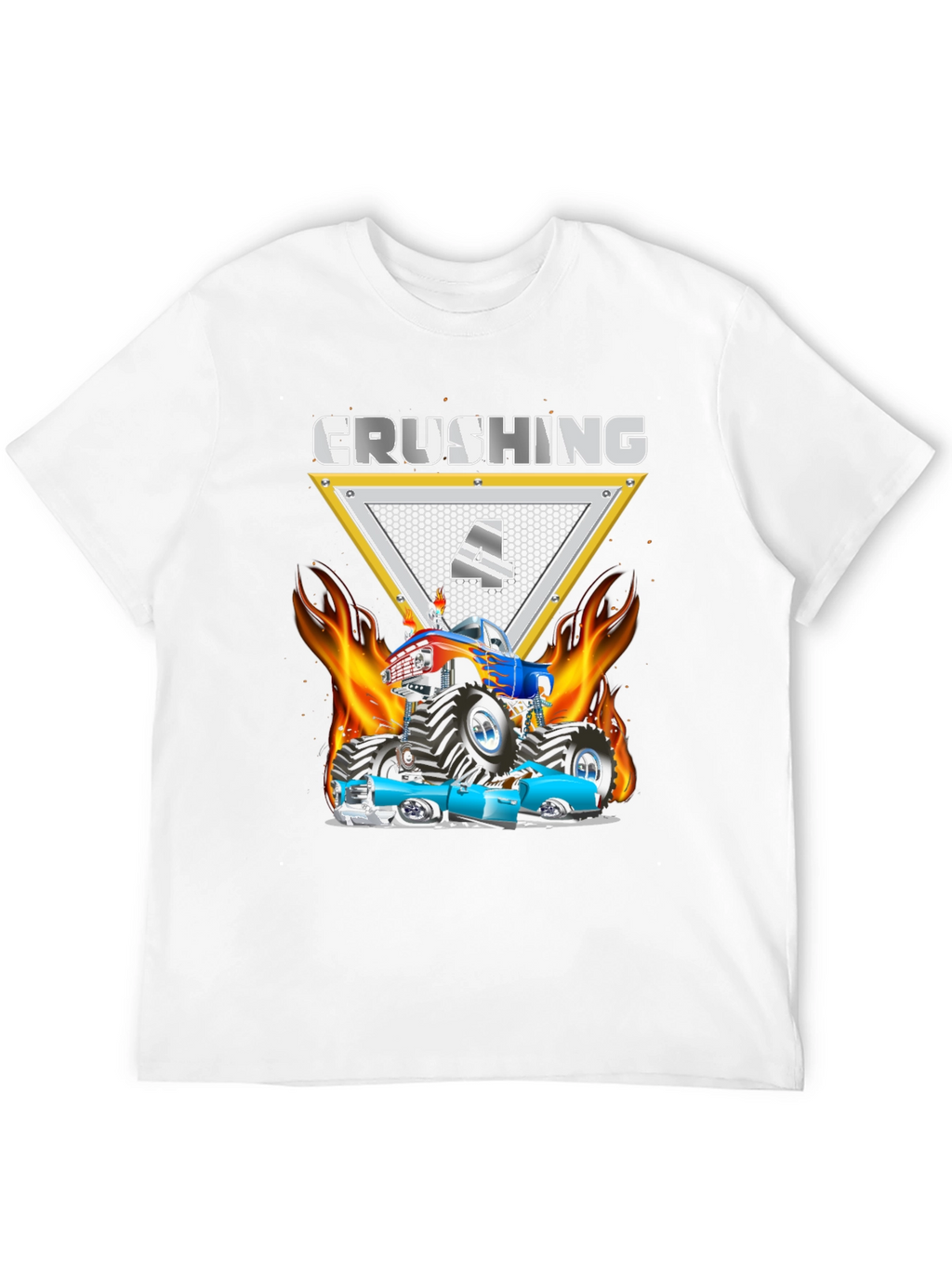 Crushing Birthday T-Shirt for 4 Year Old Boys