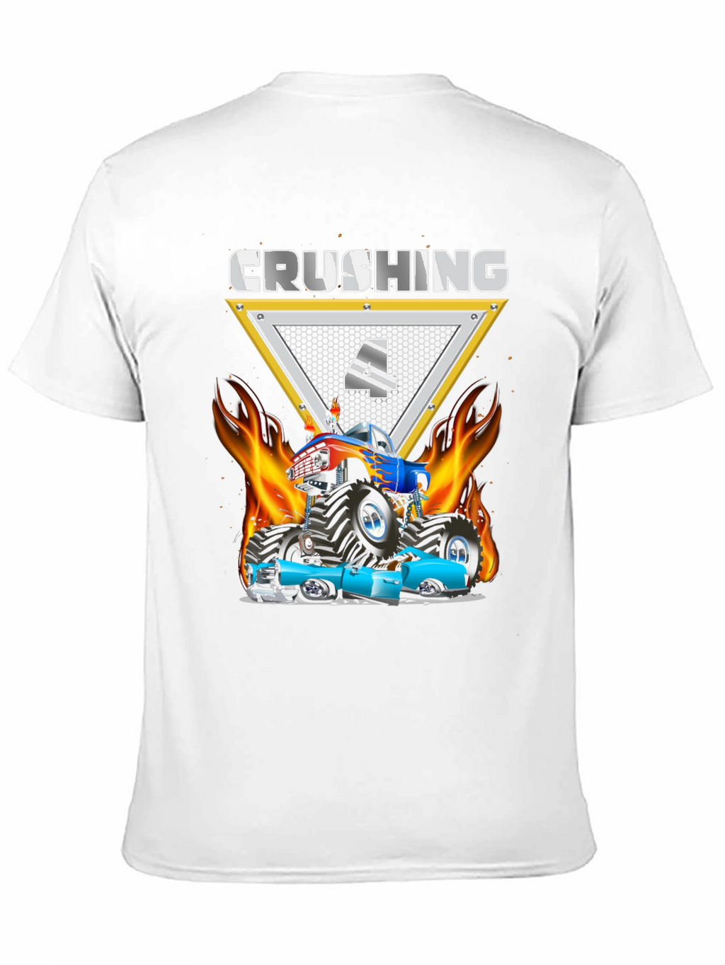 Crushing Birthday T-Shirt for 4 Year Old Boys