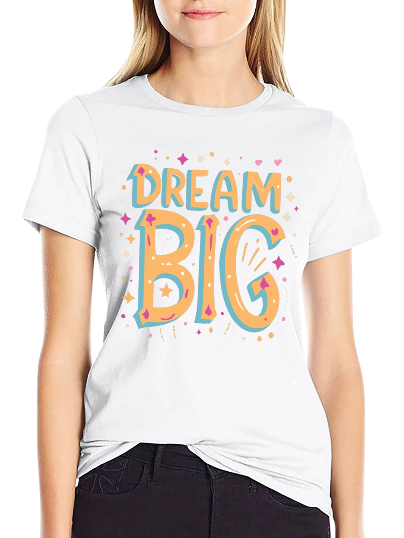 Dream Big Graphic Tee - Stylish Cotton Comfort