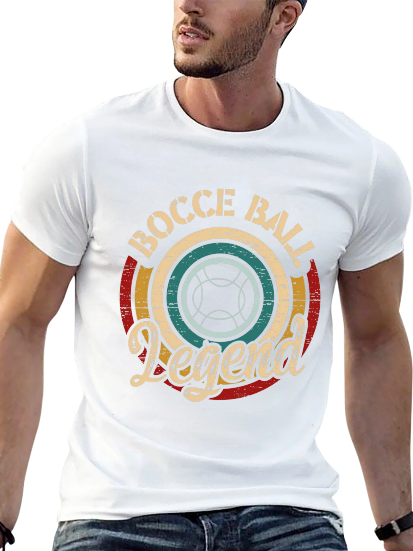 Bocce Ball Legend T-Shirt - Vintage Style