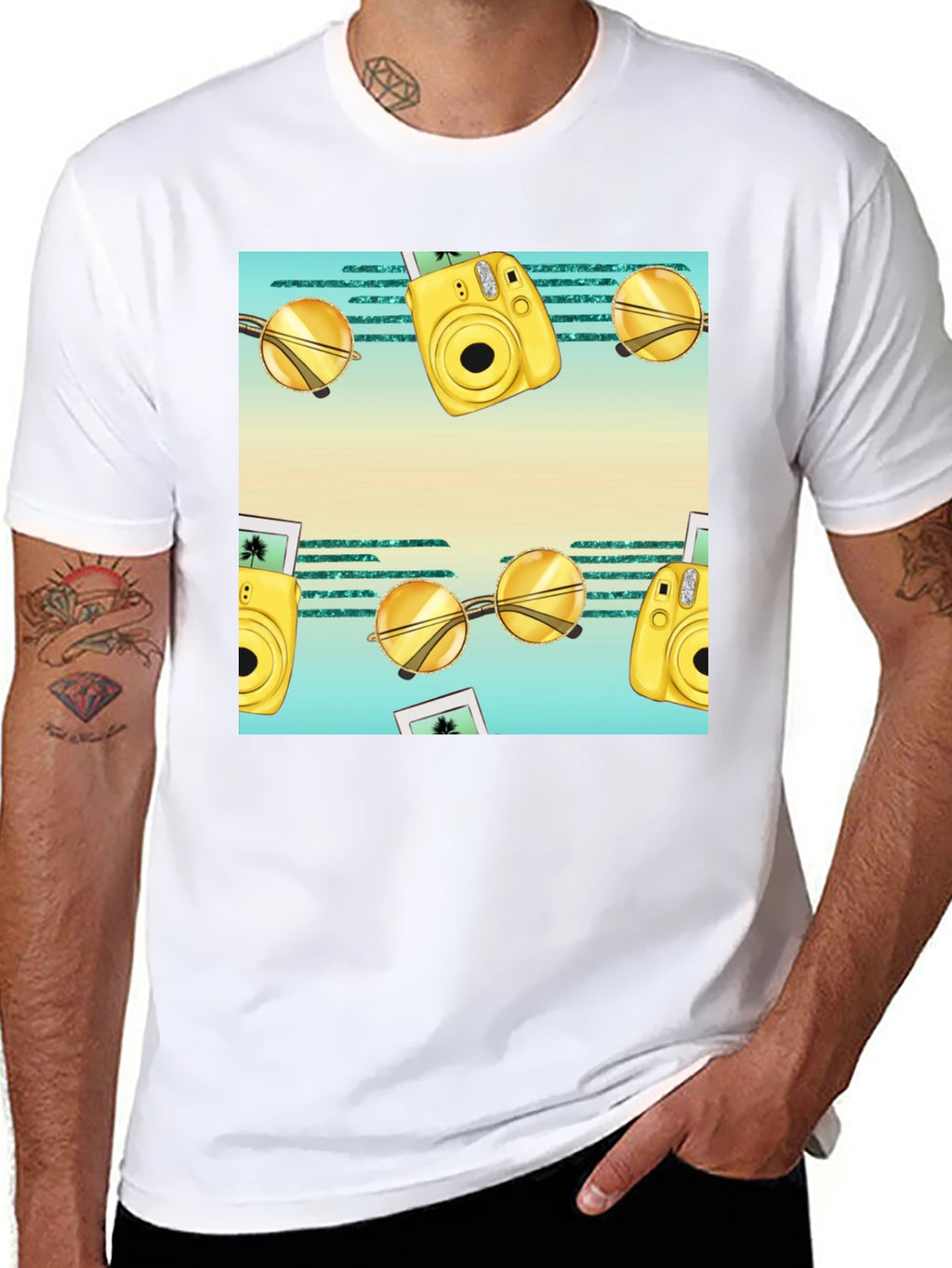 Tropical Getaway Graphic Tee - Vacation Vibes!