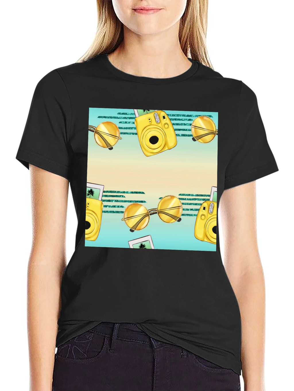 Tropical Getaway Graphic Tee - Vacation Vibes!