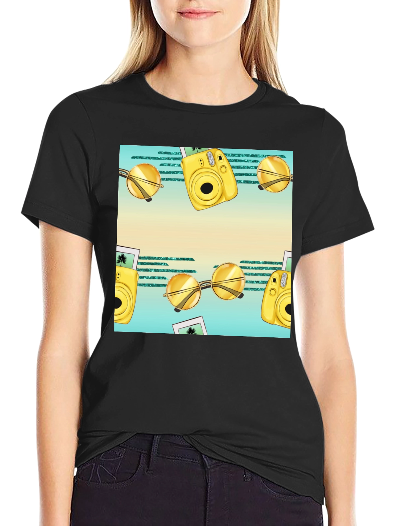 Tropical Getaway Graphic Tee - Vacation Vibes!