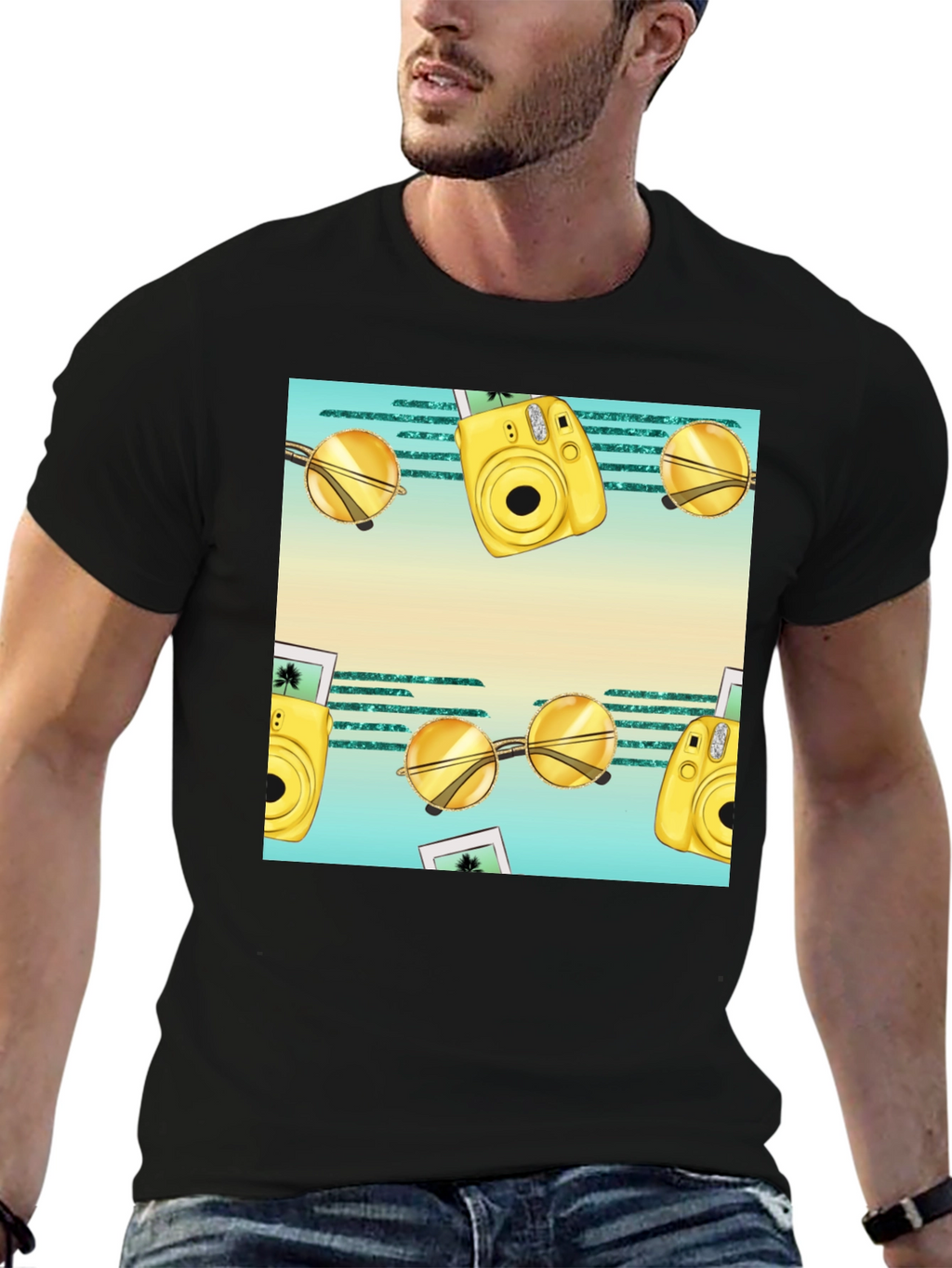 Tropical Getaway Graphic Tee - Vacation Vibes!