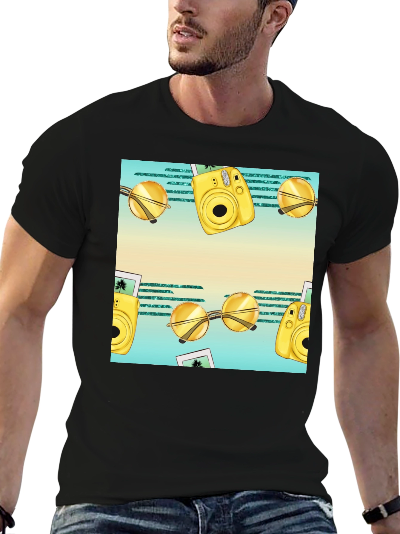 Tropical Getaway Graphic Tee - Vacation Vibes!