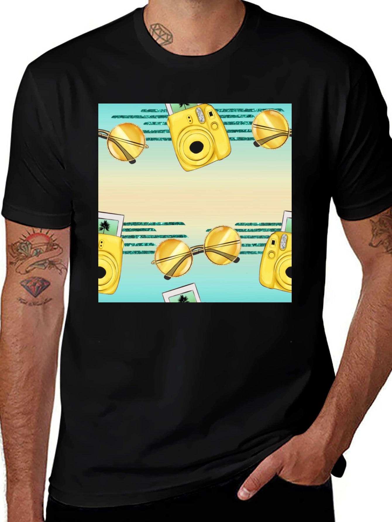 Tropical Getaway Graphic Tee - Vacation Vibes!