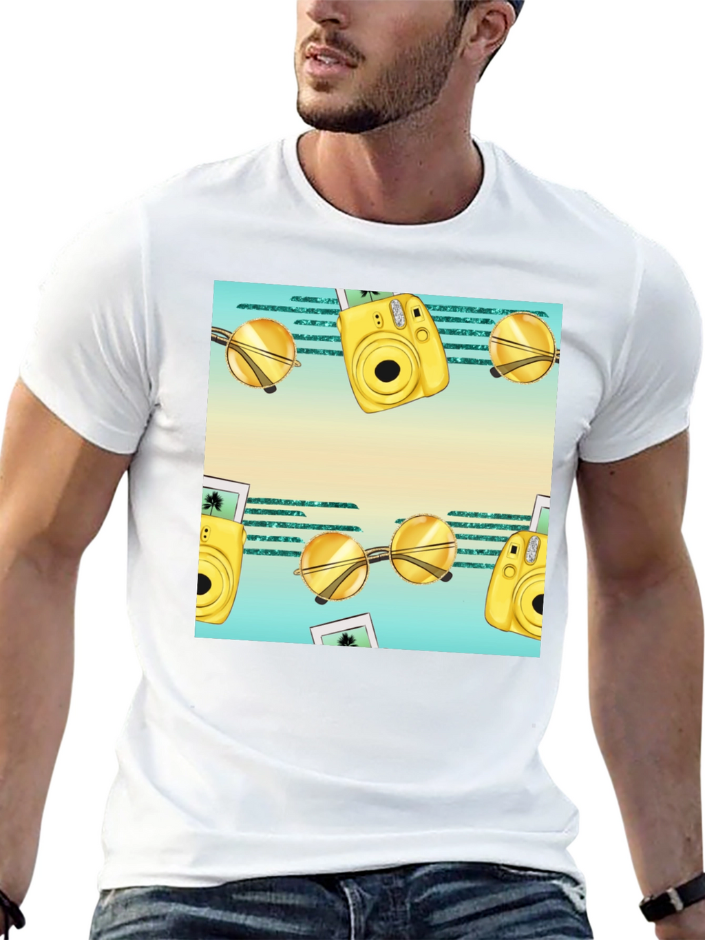 Tropical Getaway Graphic Tee - Vacation Vibes!