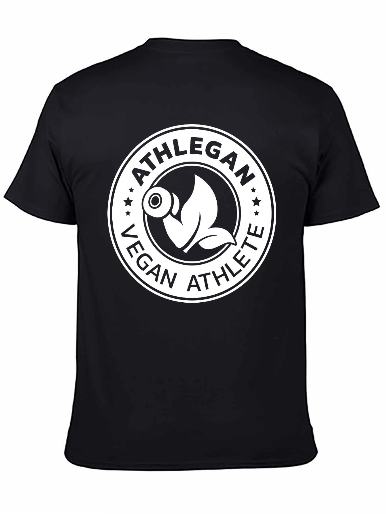 Athlegan Vegan Athlete Black T-Shirt