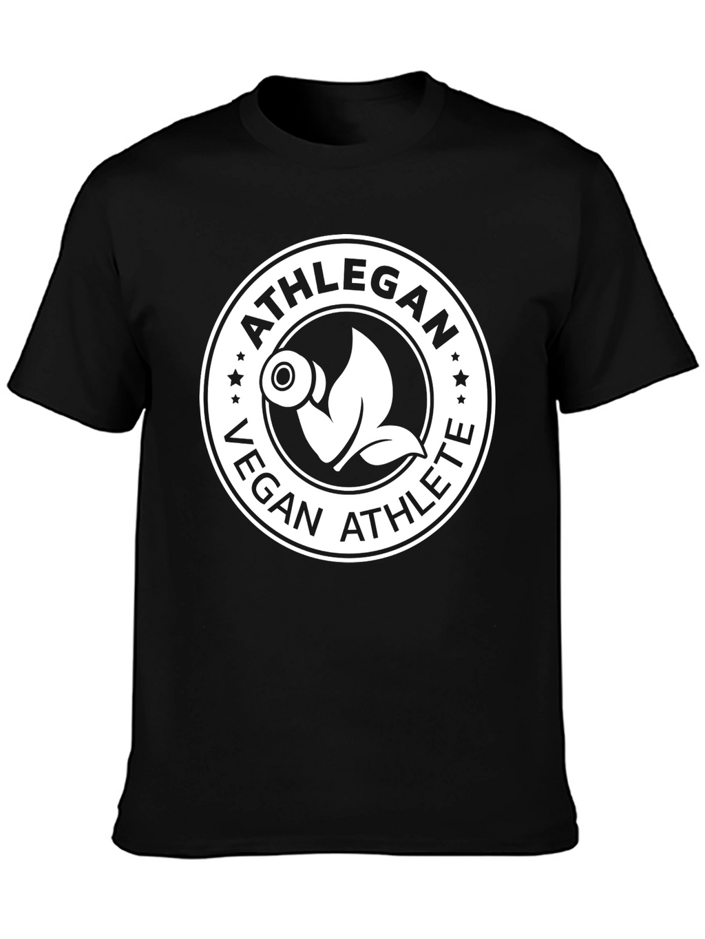 Athlegan Vegan Athlete Black T-Shirt