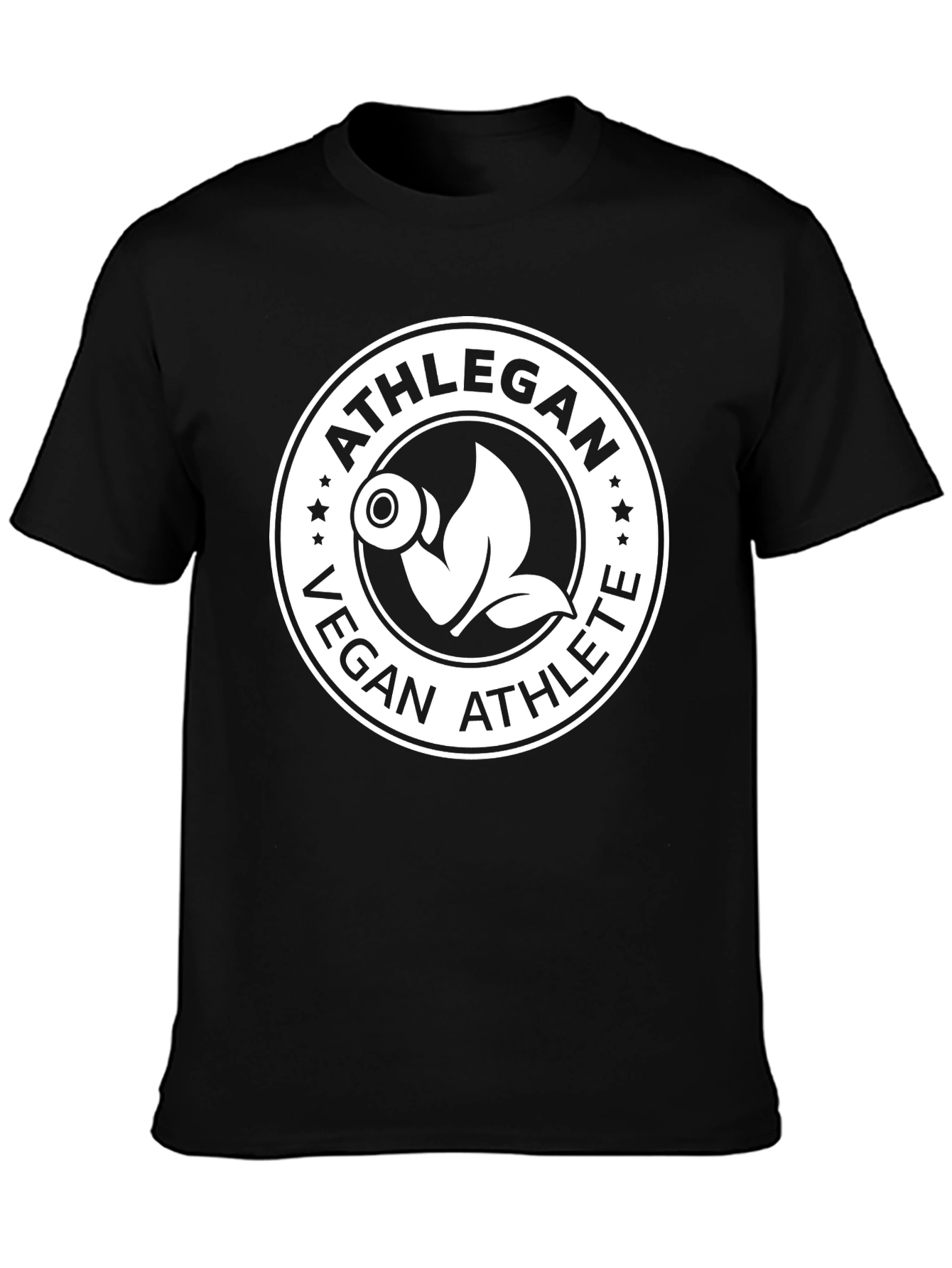 Athlegan Vegan Athlete Black T-Shirt
