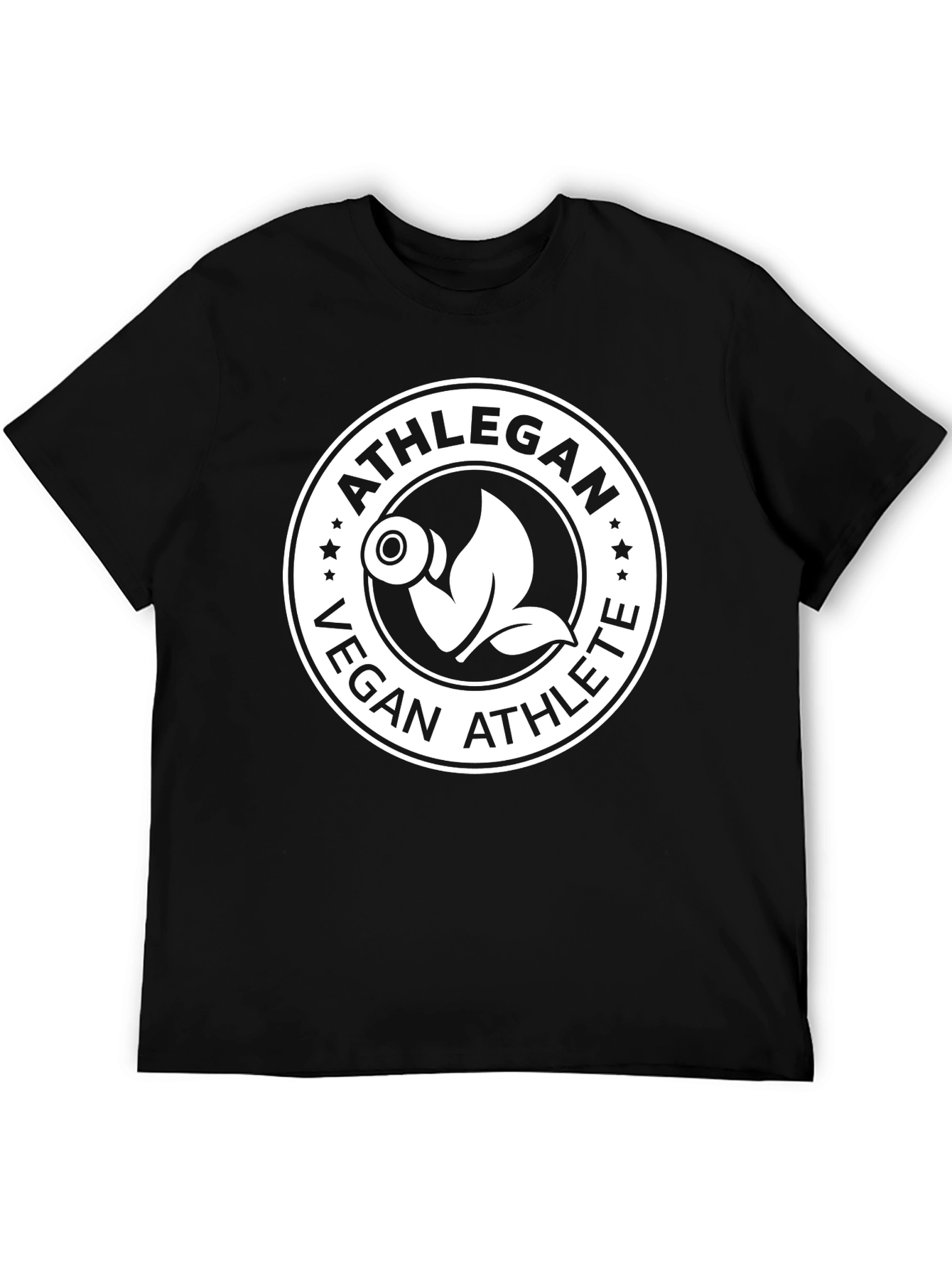 Athlegan Vegan Athlete Black T-Shirt