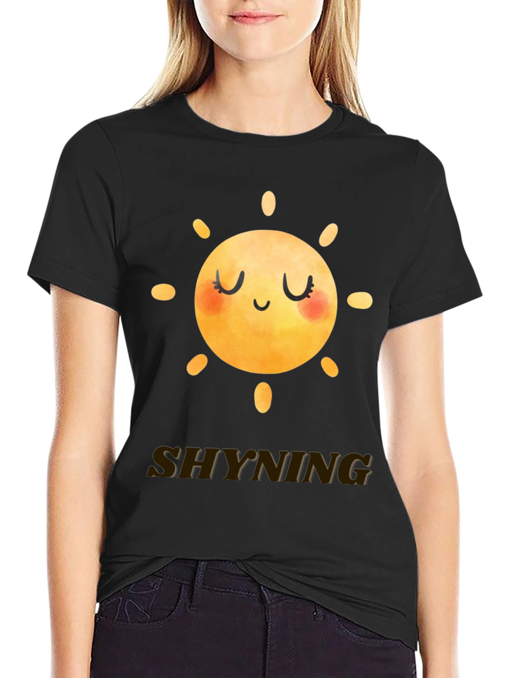 Cute Smiling Sun Graphic Tee