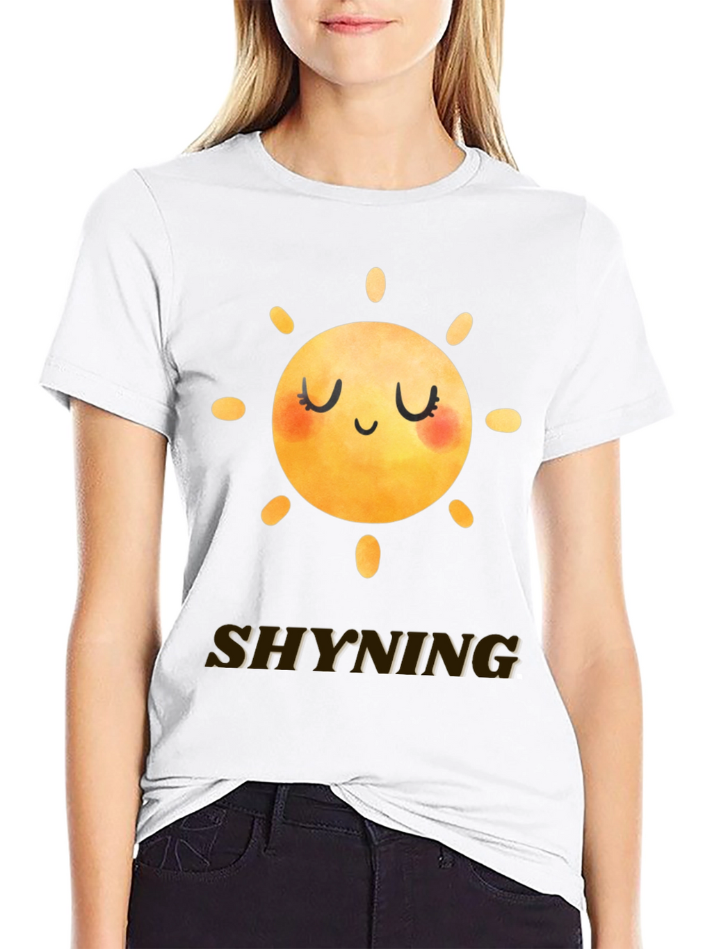 Cute Smiling Sun Graphic Tee