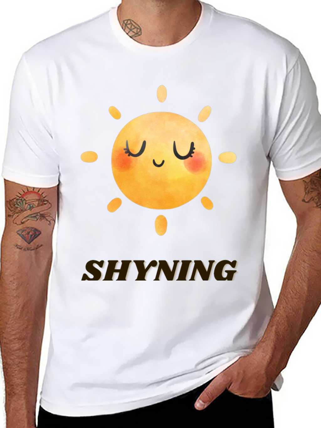 Cute Smiling Sun Graphic Tee