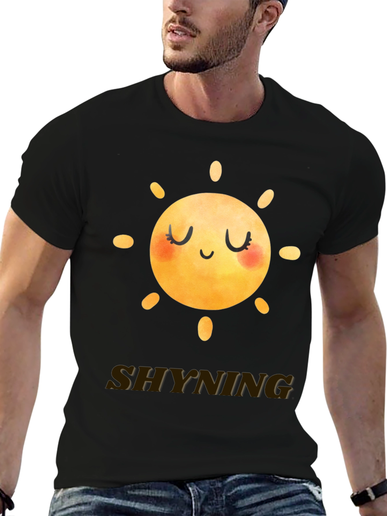 Cute Smiling Sun Graphic Tee