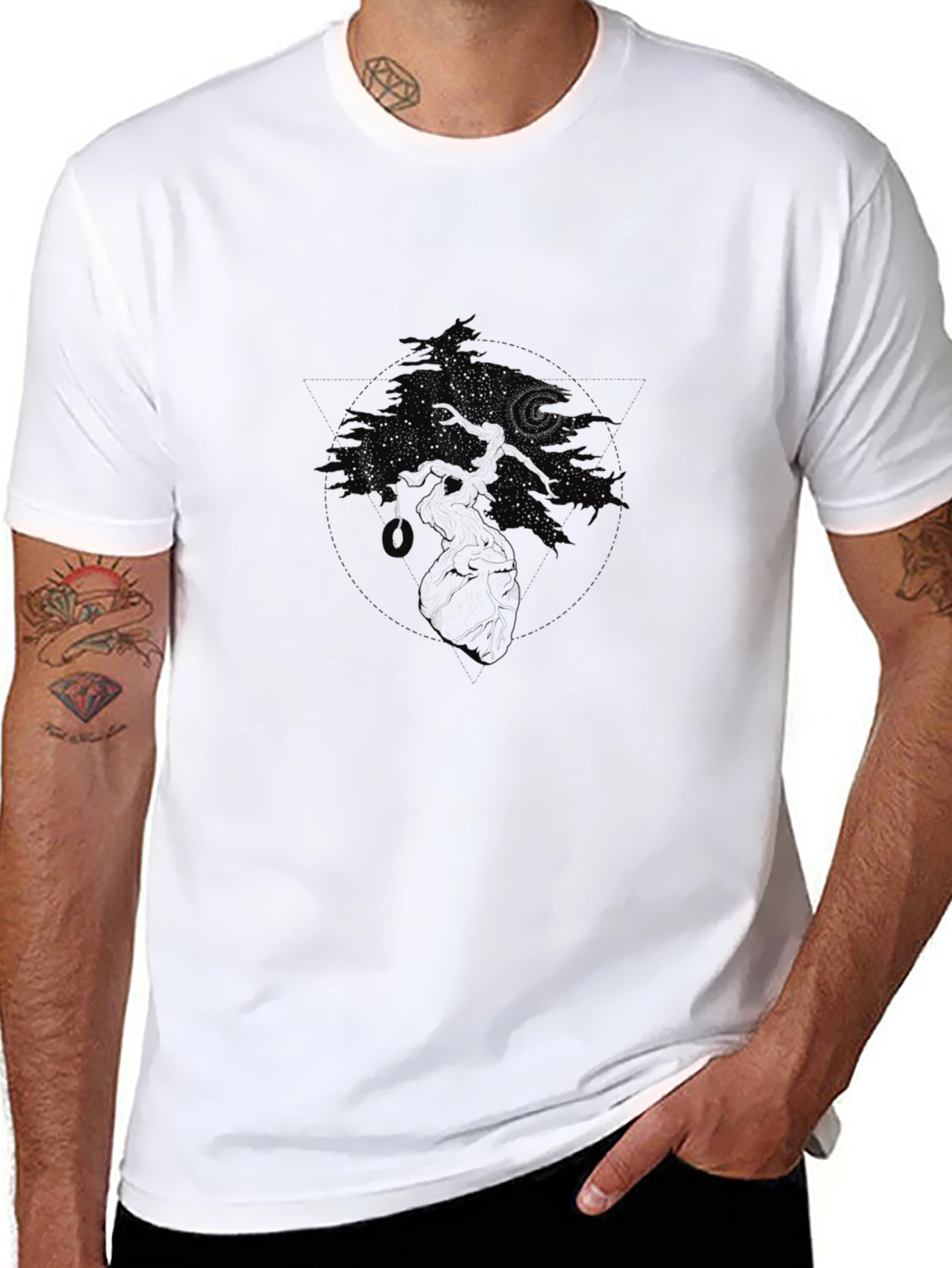 Cosmic Dreamer Black T-Shirt
