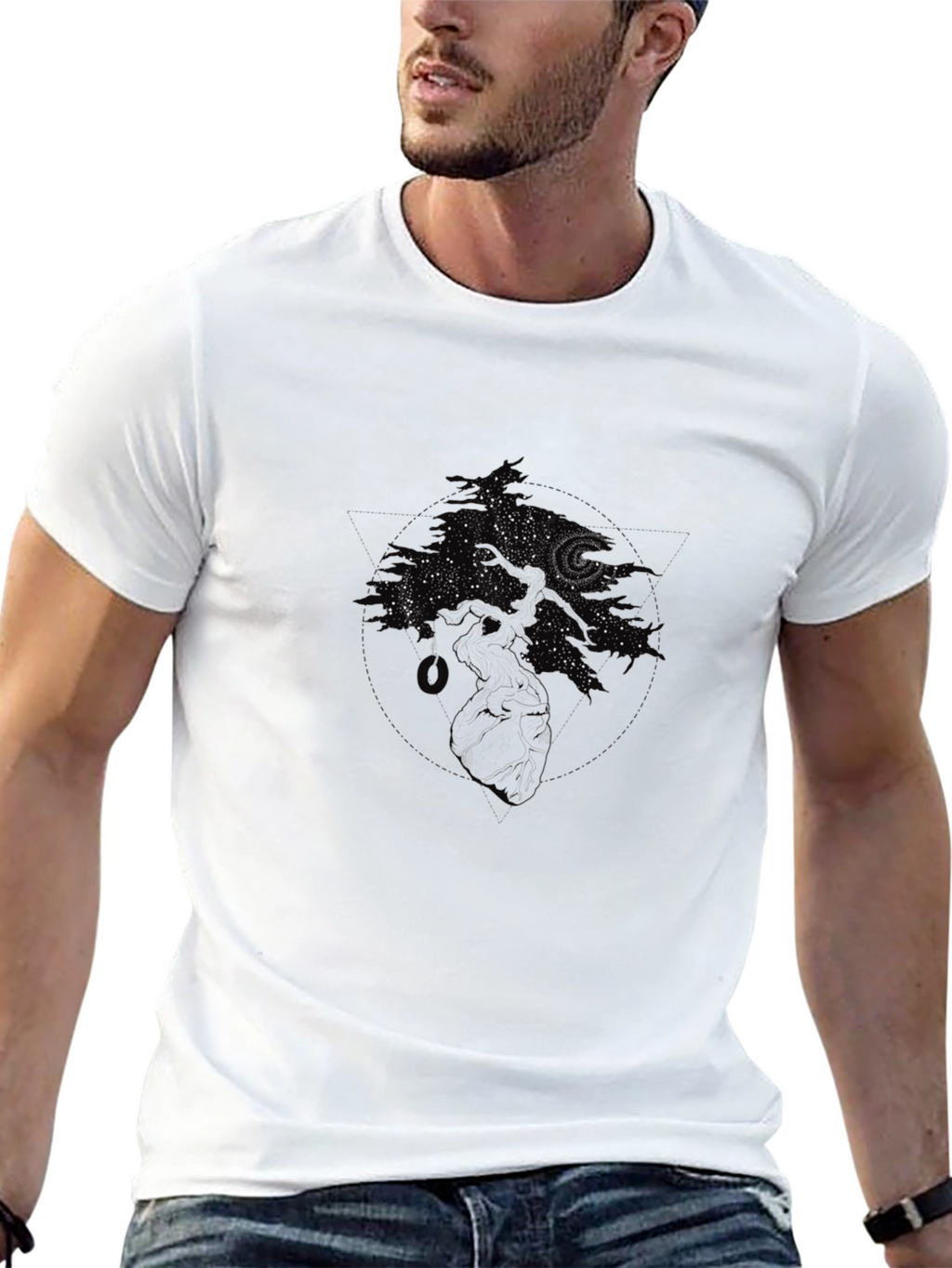 Cosmic Dreamer Black T-Shirt