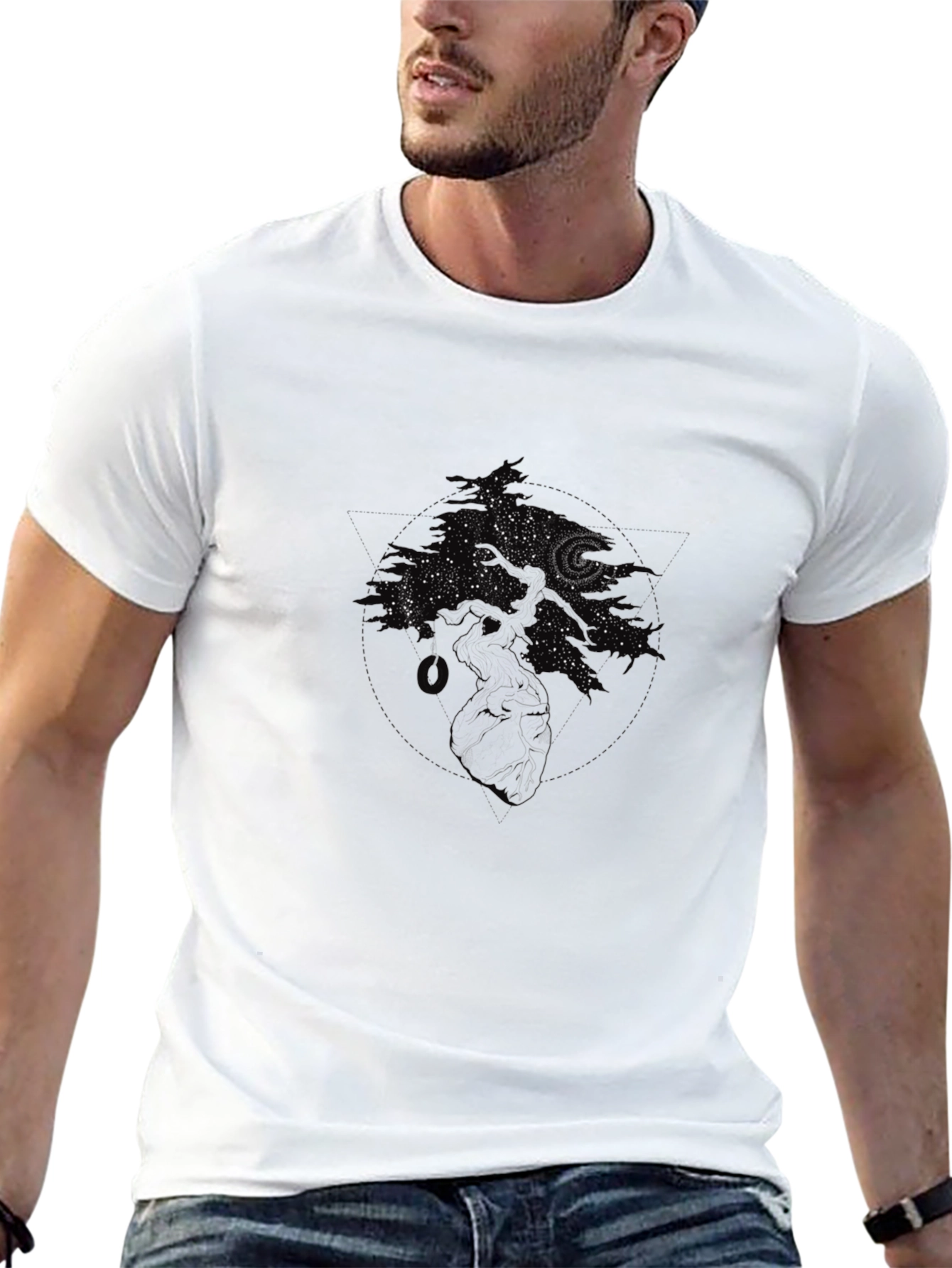 Cosmic Dreamer Black T-Shirt