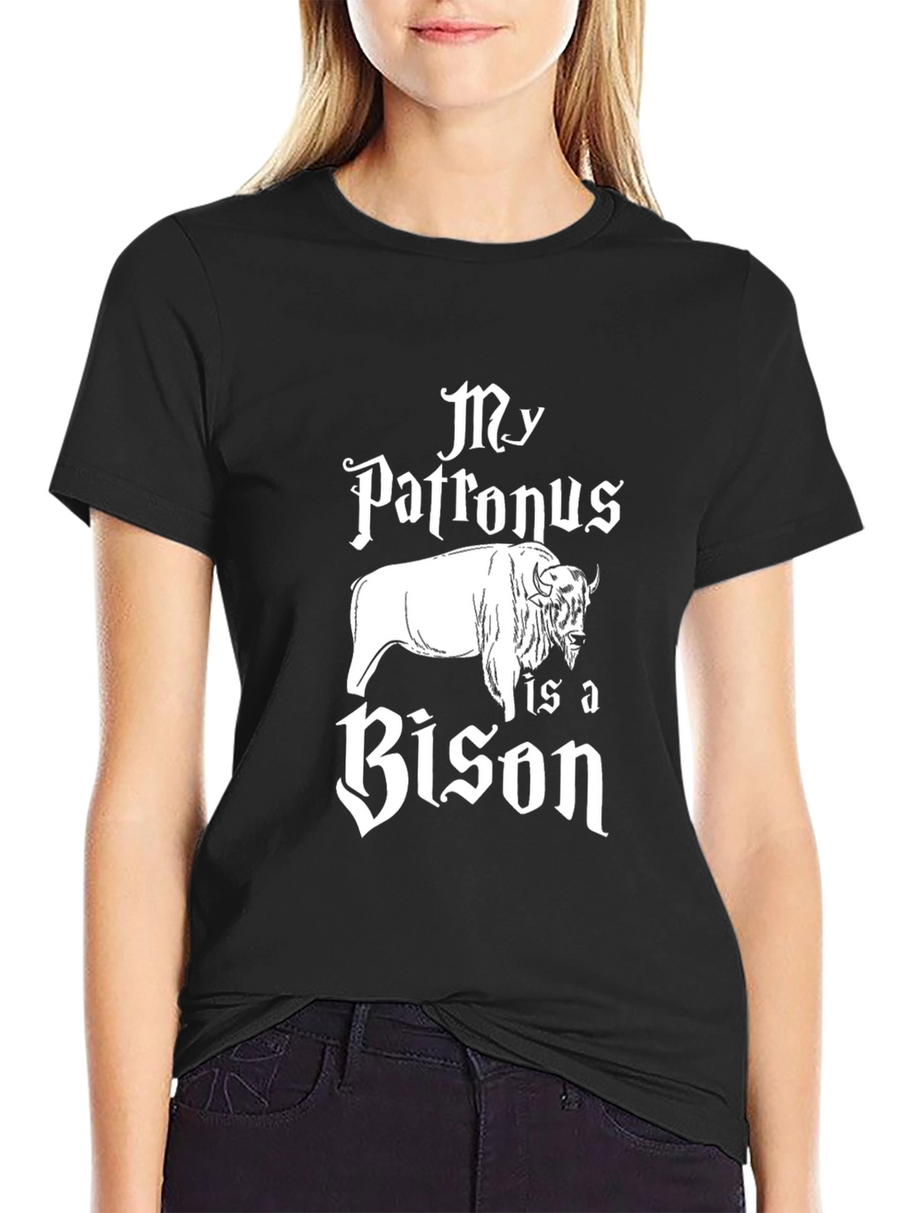 My Patronus is a Bison Graphic T-Shirt