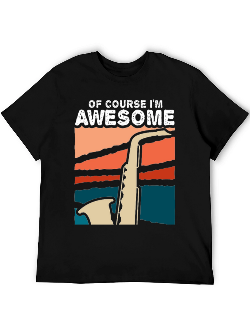 Awesome Saxophone T-Shirt - Music Lover Tee