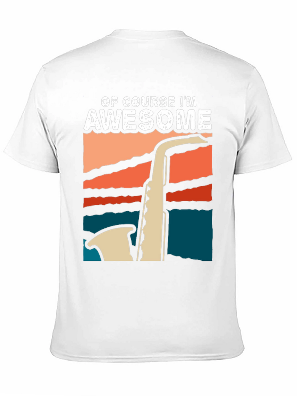 Awesome Saxophone T-Shirt - Music Lover Tee