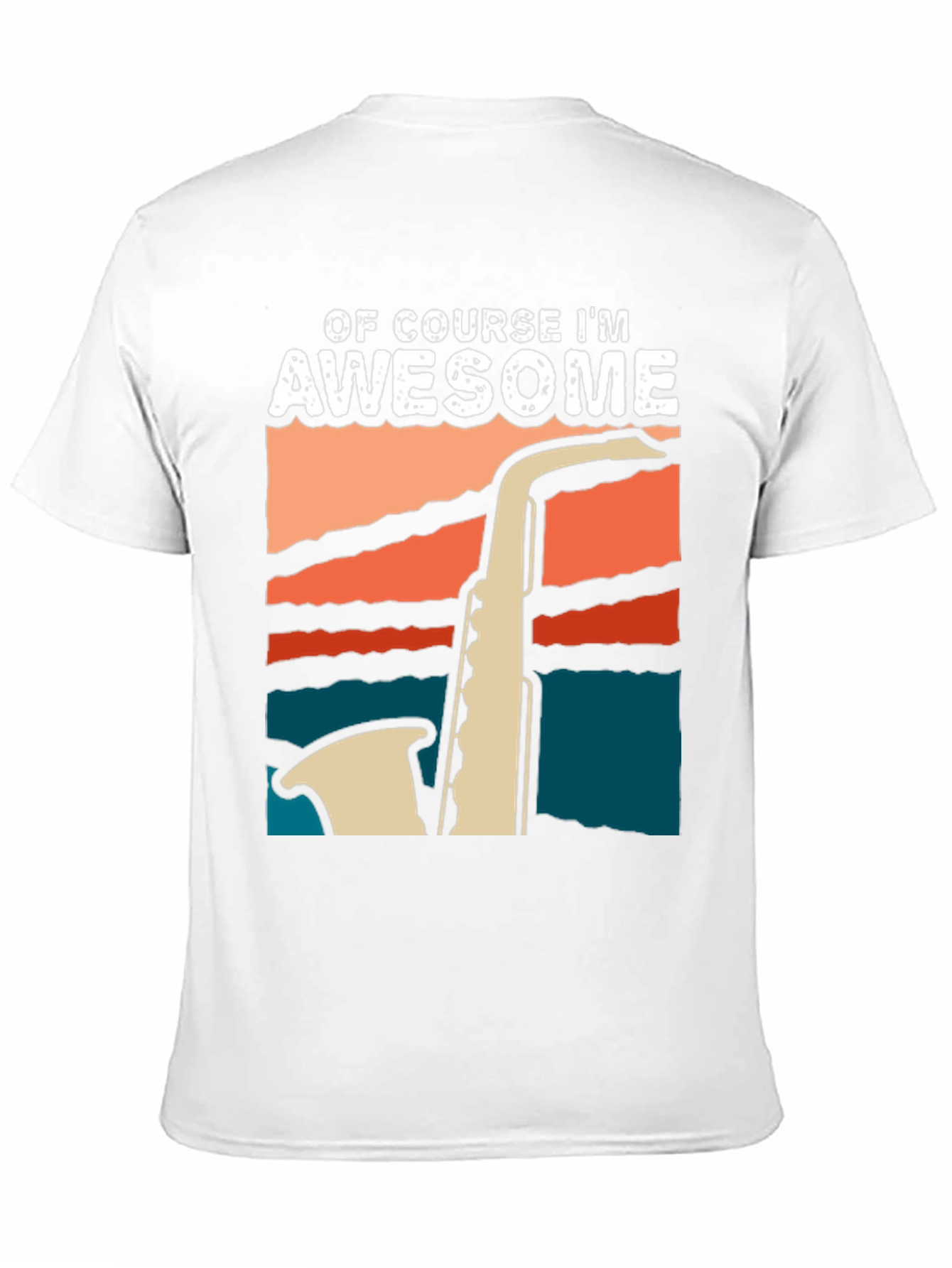 Awesome Saxophone T-Shirt - Music Lover Tee