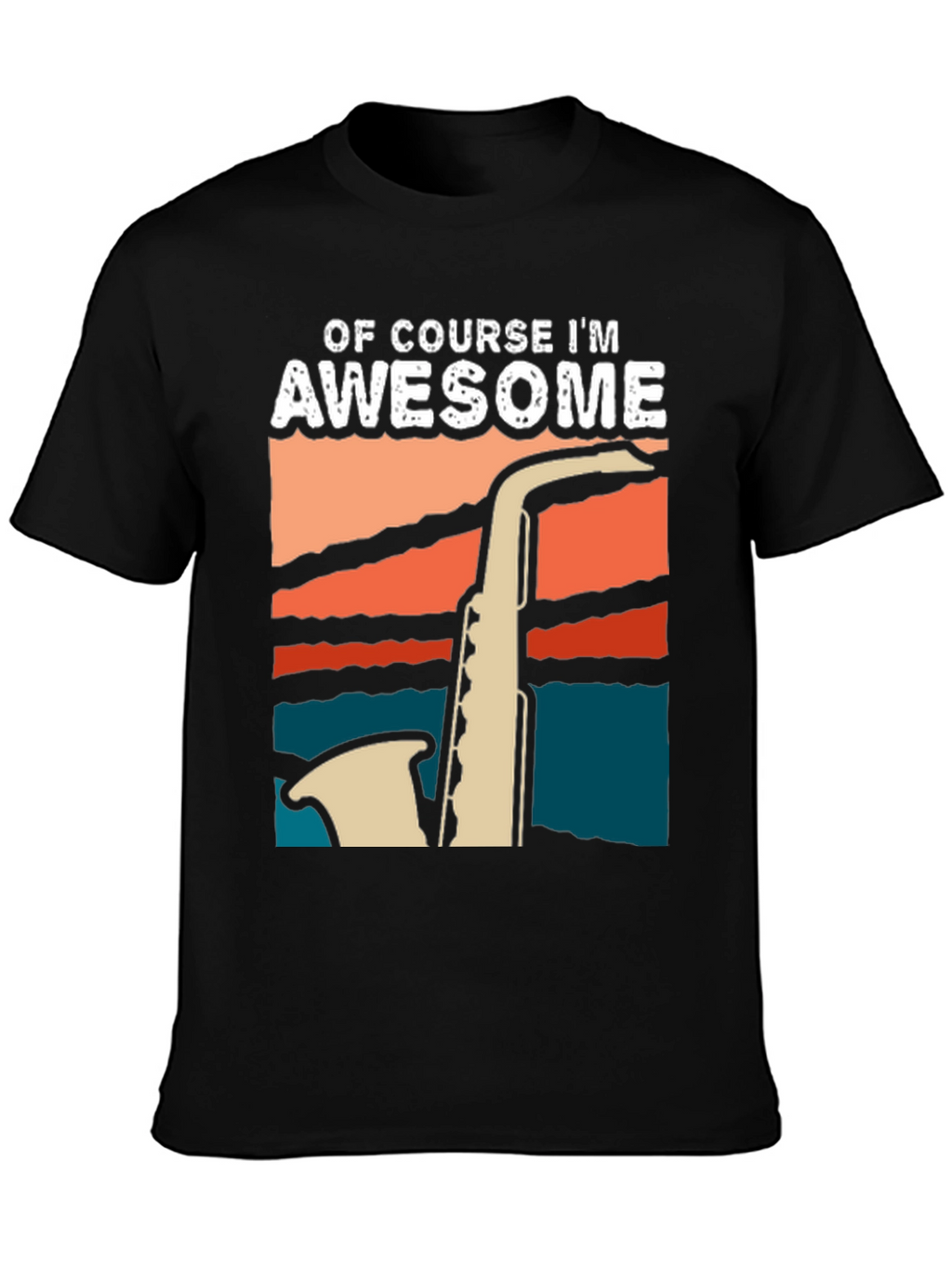 Awesome Saxophone T-Shirt - Music Lover Tee