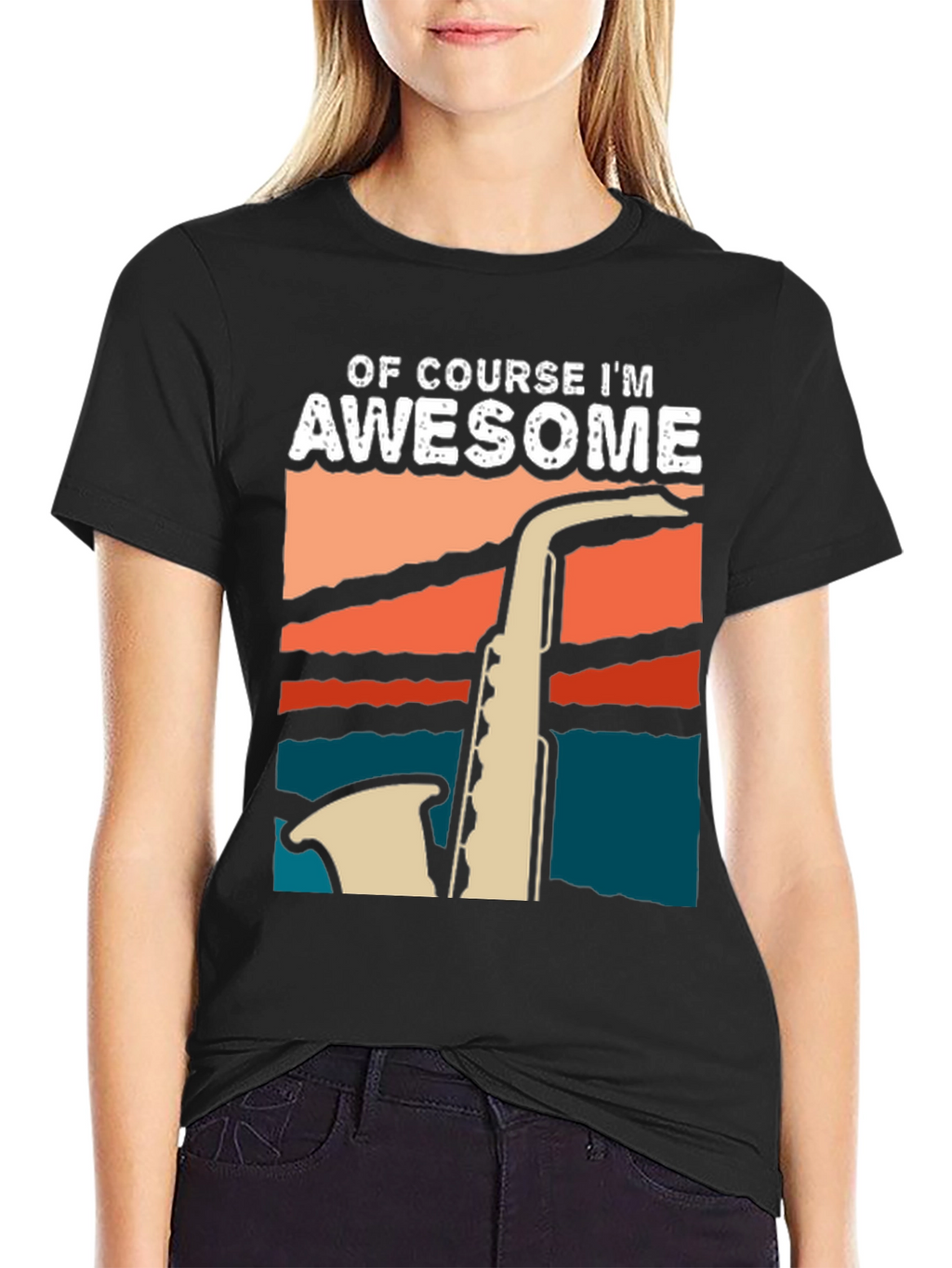 Awesome Saxophone T-Shirt - Music Lover Tee