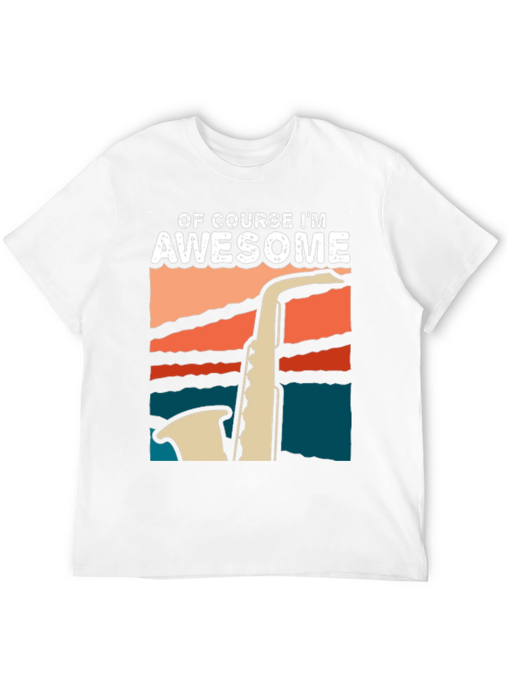 Awesome Saxophone T-Shirt - Music Lover Tee